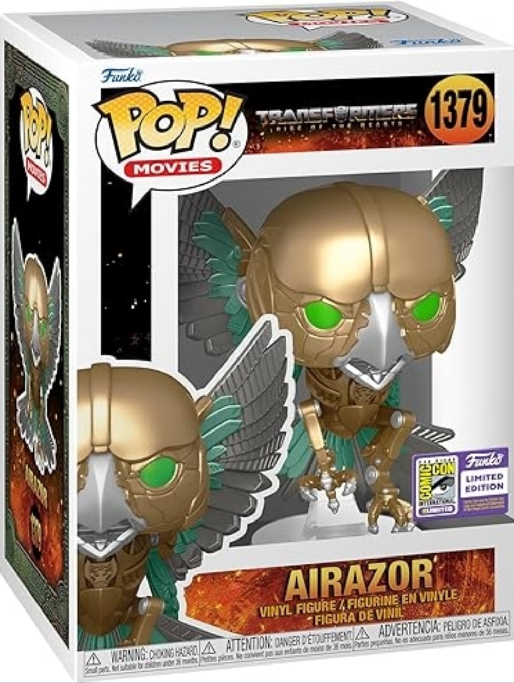 NEW FUNKO POP TRANSFORMERS RISE OF THE BEASTS AIRAZOR COLLECTIBLE FIGURE #1379
